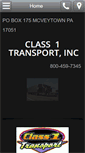 Mobile Screenshot of class1transport.com